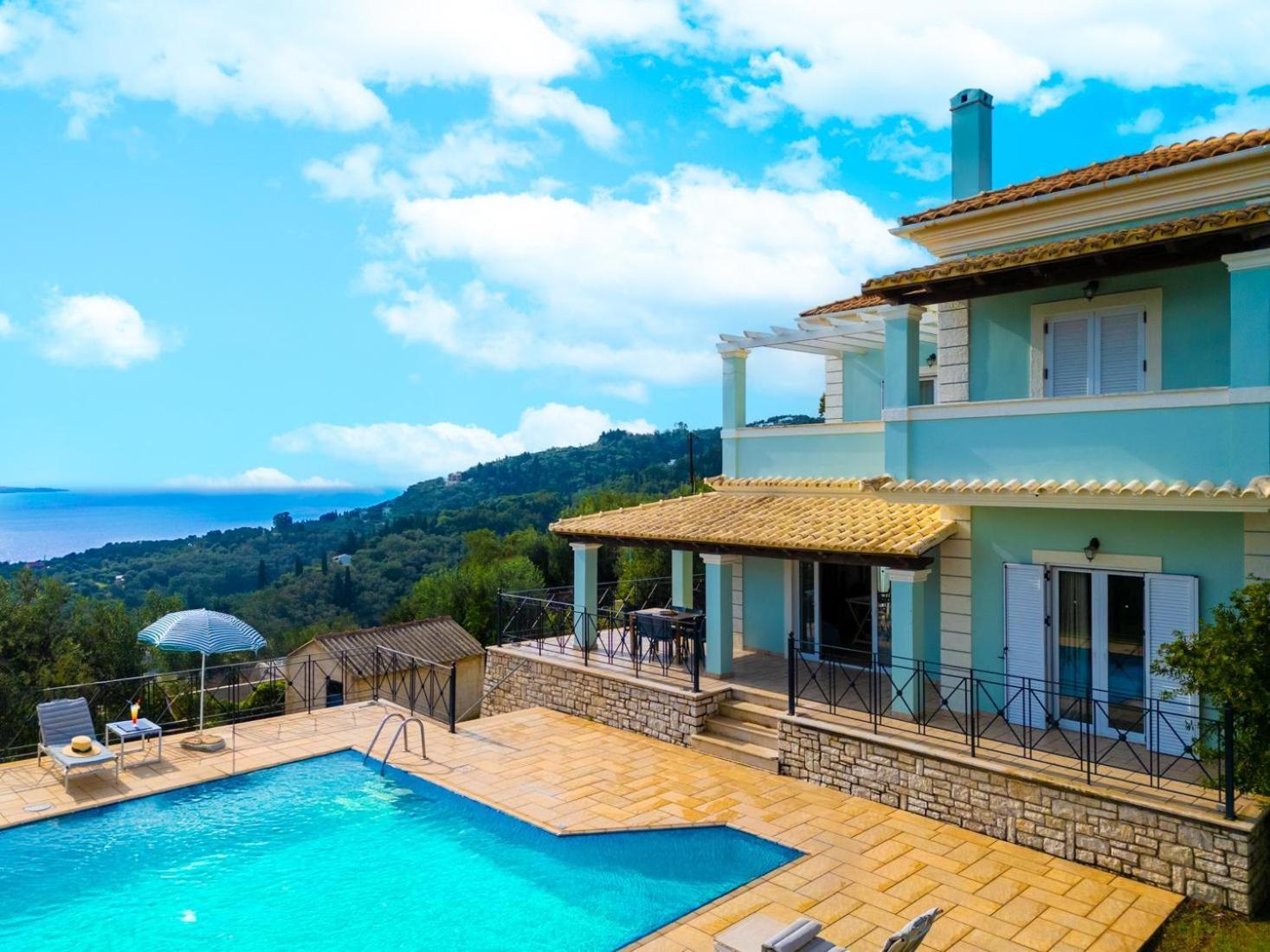 Villa Eleni Agios Stephanos Sidárion Exteriör bild