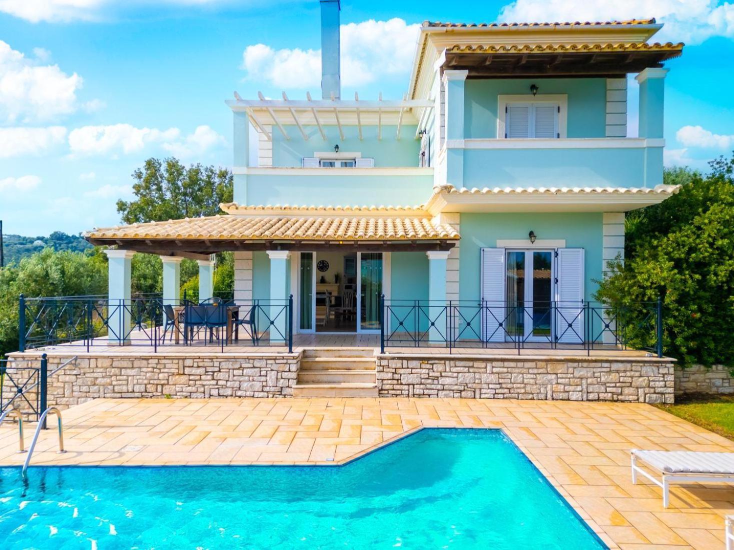 Villa Eleni Agios Stephanos Sidárion Exteriör bild