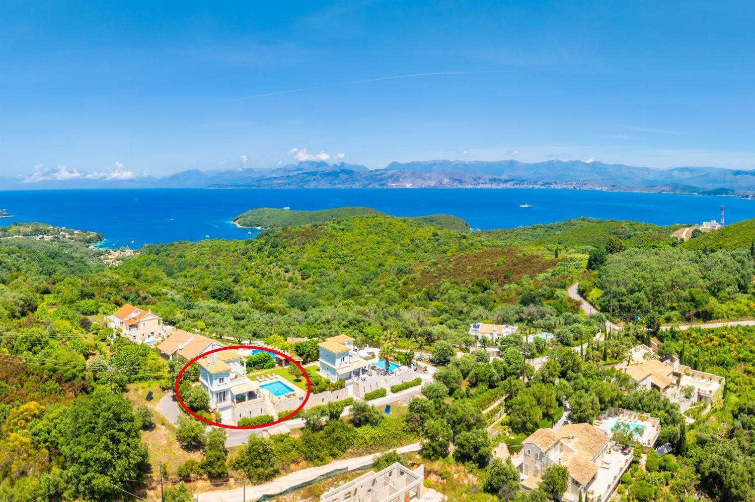 Villa Eleni Agios Stephanos Sidárion Exteriör bild